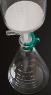 1000ml Glass Vacuum Suction Filter 350ml Buchner Funnel Kit Conical Flask Lab AU