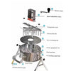 19" Electric Bud Trimmer Wet Dry Hydroponic Cutting Machine Plant Bud Leaf Trim