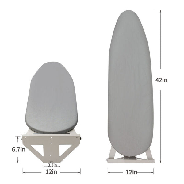 Wall-Mounted Ironing Board Fold Down Ironing Station Ironing Board for Home