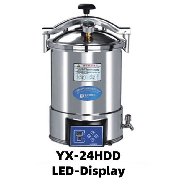 24L Autoclave High Pressure Steam Sterilizer with Timer And LCD Digital Display