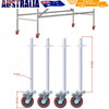 4 Pack 6" Adjustable Leveling Scaffolding Wheels Scaffolding Caster 79cm Long AU