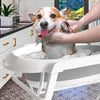 2 in 1 Dog Bathtub Pet Washing Station Portable Tub for Shower and Grooming