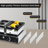 2PCS Bear Shaped Waffle Commercial Waffle Maker Waffle Baker Machine 1800W