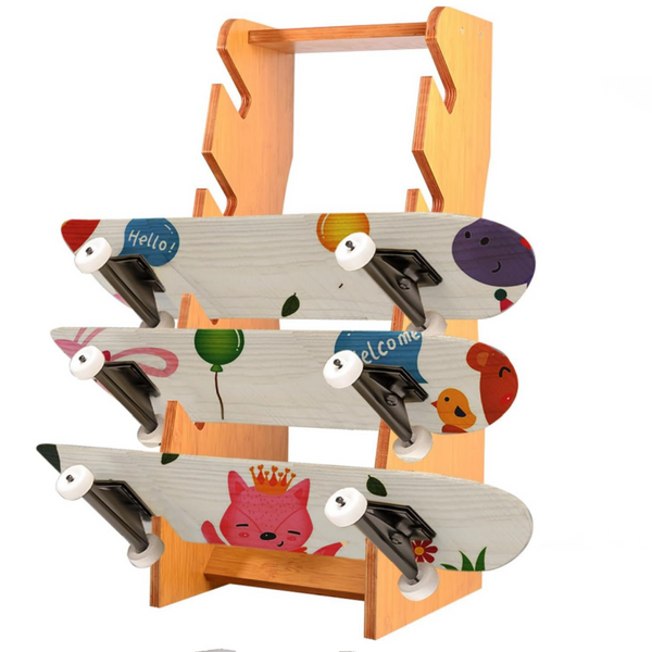 5-Layer Skateboard Rack Floor Stand Skateboard Storage Rack for Deck Longboard