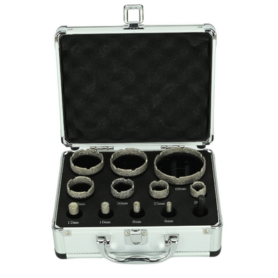 12PCS 6-68mm Diamond Hole Saw Drill Bits Core Cutter Tile Ceramic Porcelain AU