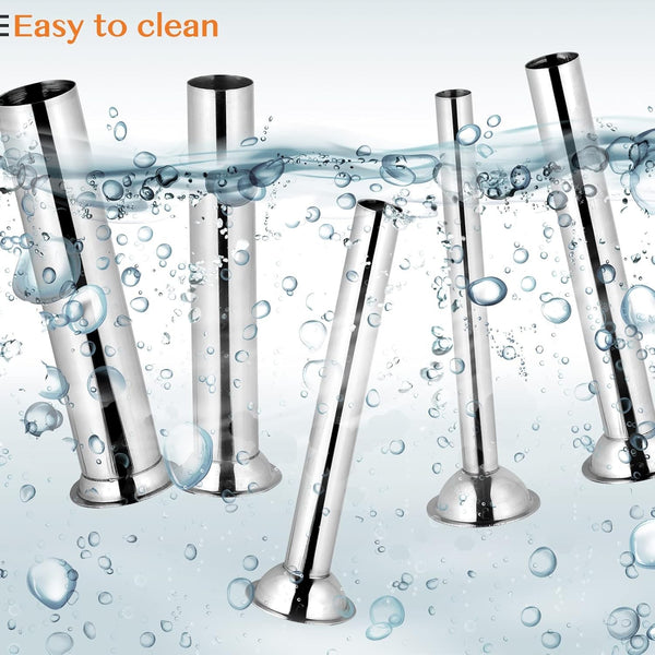 15L Electric Sausage Filler 5 Nozzles Sausage Maker Meat Stuffer Stainless Steel