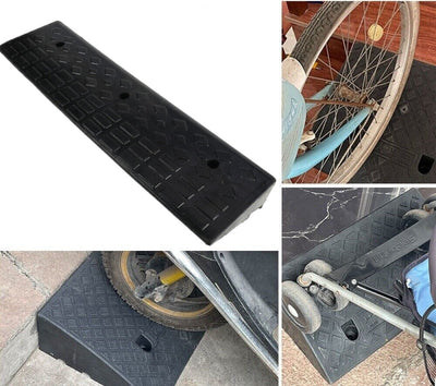 Non-Slip Wheelchairs Ramp for Curb/Doorways/Driveway/Steps 10cm Rise Load 3tons