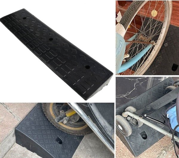 Non-Slip Wheelchairs Ramp for Curb/Doorways/Driveway/Steps 10cm Rise Load 3tons