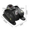 Under Desk Elliptical Machine Electric Seated Leg Foot Pedal Exerciser w/Remote