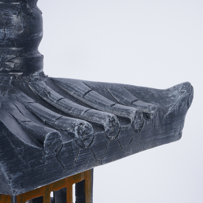 Pagoda Lanterns Garden Statues Asian Zen Outdoor Decor Lanterns Decorative