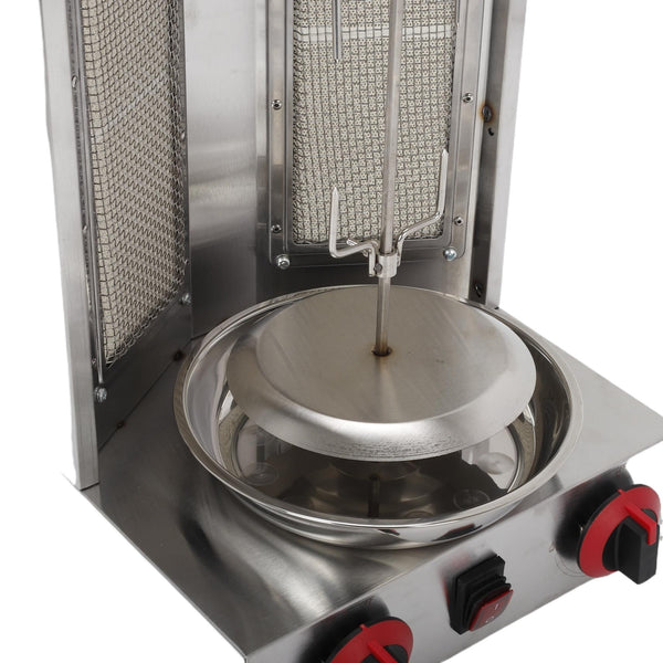 LPG Shawarma Doner Kebab Machine Gyros Kabab Grill Rotisserie Stainless Steel AU
