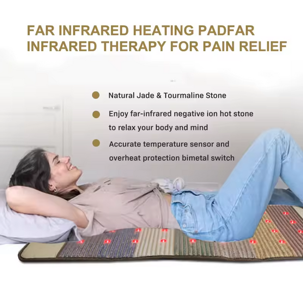 Tourmaline Heating Mat Far Infrared PEMF Seven Color Crystal Pad