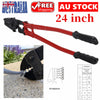 24 Inch Hand Swager Crimper Swaging Tool 5 Cavity 1/16" 3/32" 1/8" 5/32" 3/16"