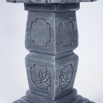 Decor Pagoda Lantern Outdoor Statue Handcast Polyresin Garden Statue