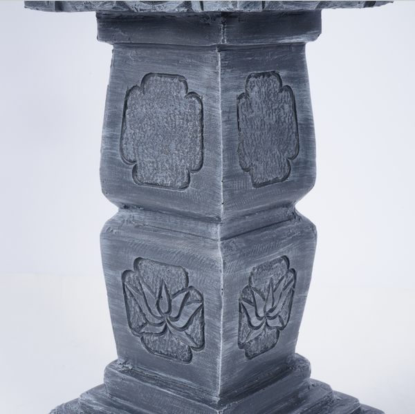 Decor Pagoda Lantern Outdoor Statue Handcast Polyresin Garden Statue