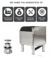 Commercial Mop Sink Stainless Steel Utility Sink Floor Mounted 45*41*55cm w/Leg
