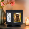 Pet Memorial Urns for Dogs or Cats Ashes Large Wooden Funeral with Photo Frame