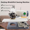 Blindstitch Sewing Machine 1200RPM Seamless Hemmer Adjustable Needle Pitch 3-8mm