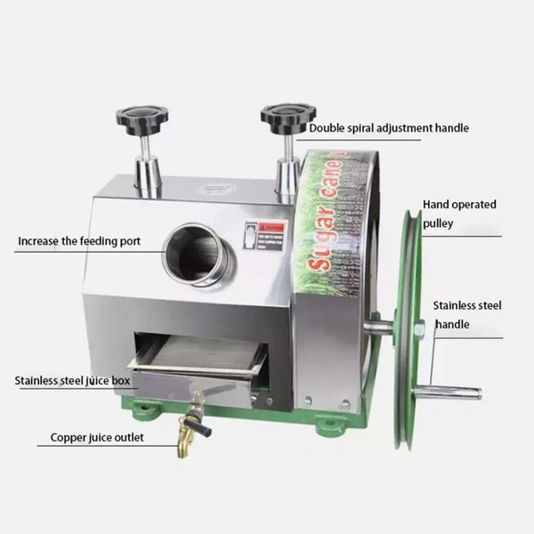 Commercial Sugar Cane Juicer Machine 50KG/H Sugar Cane Handwheel Juicer Press AU