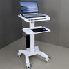 Medical Trolley Cart Height Adjustable with Laptop Tray Oral Scanner Holder AU