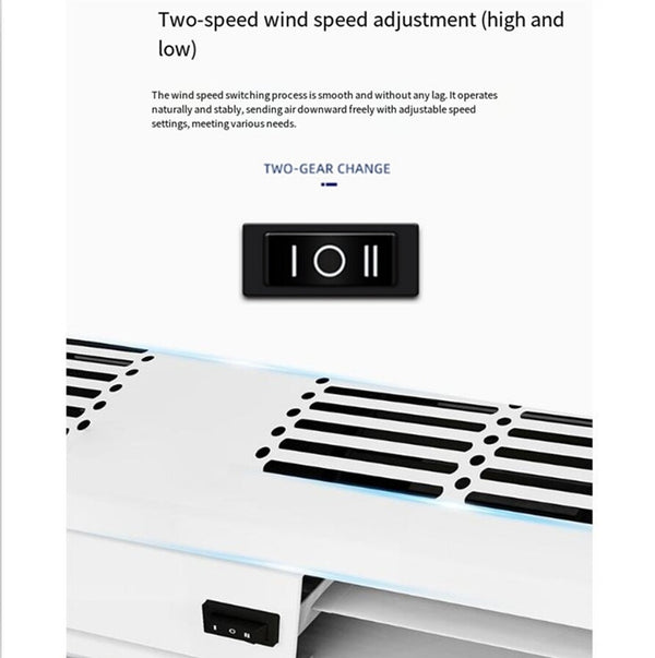 1000mm Air Curtain Fan Wall-Mounted Commercial Air Door For Dust Insect Control