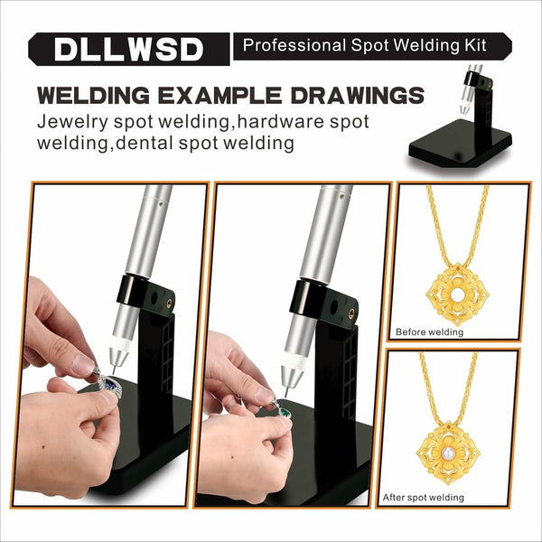 Spot Welder Automatic Numerical Control Touch Pulse Argon Dental Jewelry Machine