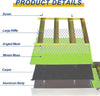 Gold Panning Kit With Sluice Box 50" Folding Aluminum Gold Mining Equipment