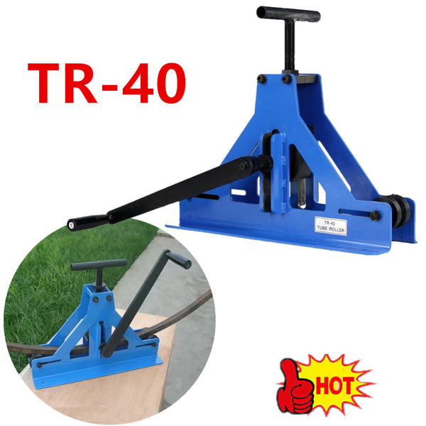 TR-40 Tube Roll Bender 25-40mm Roller Bender for Flat/Square/Rectangular Pipe