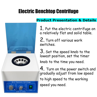 Centrifuge Laboratory Centrifuge Machine For 20ml Blood Tube 4000rpm 12 Holes