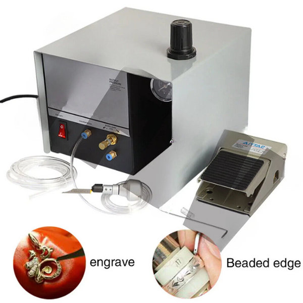 Single Ended Pneumatic Impact Engraving Machine Jewelry Engraver Graver Tool