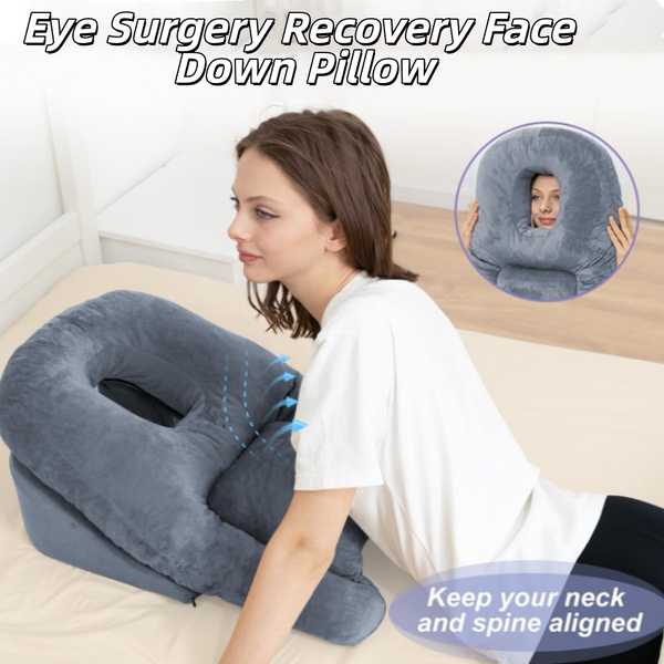 Face Down Pillow After BBL or Eye Surgery Small Face Fit Stomach Sleeping Pillow