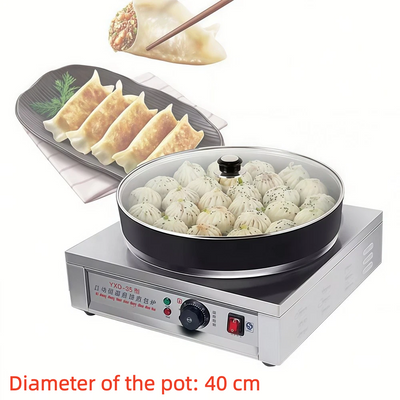 Dumpling Frying Pan Shengjian Bao Frying Automatic Electric Pot PasteMachine