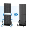 Mobile Pegboard Display Stand with 20 Hooks Jewelry Retail Pegboard Racks AU