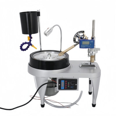 180W Gem Faceting Machine&Flat Grinder Jewel Polisher Crystal Engraving Drilling