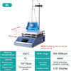 5L Magnetic Stirrer with Heating Stirrer LCD Digital Display Mixer with Stir Bar