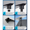 Stainless Steel Pivot Roof Mount Kit Heavy Duty Roof & Wall 180° Adjustable Pole