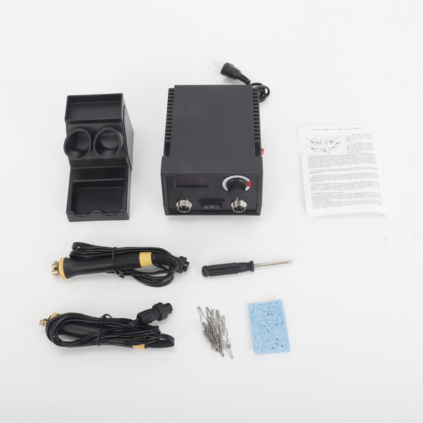 Pyrography Wood Burning Kit Wood Burner Tool Dual Pen 60W Adjustable Temperature
