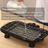Electric Indoor Grill Adjustable Temp Removable Dishwasher Safe Grilling Plate