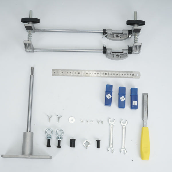 Mortise Mortice Lock Jig Door Lock Hole Opener Kit w/Tungsten Cutter 18/22/25mm