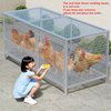 Poultry Cage Chicken Coop With Trough For Farming Breeding And Poultry Raising