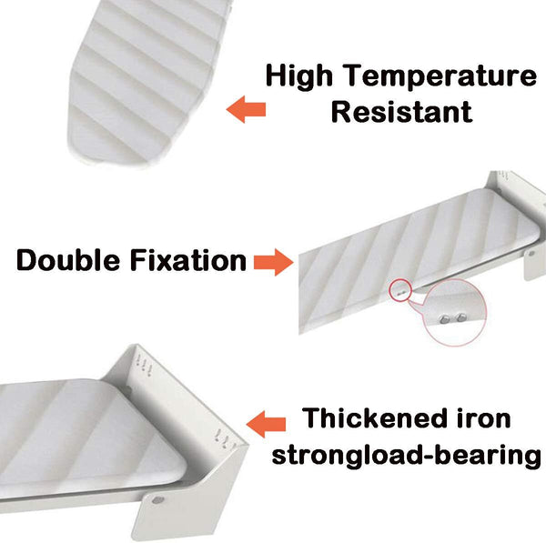 Foldable Wall Mounted Ironing Board -Space Saving in Laundry or Kitchen AU Stock