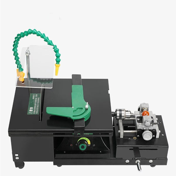 1950W Gem Jewelry Rock Cutting Bench Lathe Table Saw Punching Polisher Machine