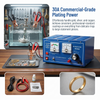 Gold Plating Machine 30A Jewelry Electroplating Plater Rectifier Goldsmith Tool