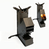 Rocket Stove for Cooking Portable Wood Fire Burning Camping Backyard Cooking BBQ