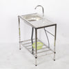 Portable Camping Kitchen Sink Single Bowl Sink Freestanding 31 x 17 x 30 Inch