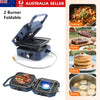 2-Burner Camping Stove Foldable Gas Camp Stove For Outdoor Cooking w/Carry Bag