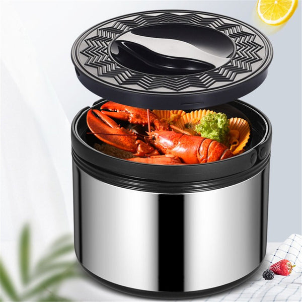 Stainless Steel Hot Cold Food Insulated Casserole Hot Pot Set of 3 (2.5L,5L,8L)