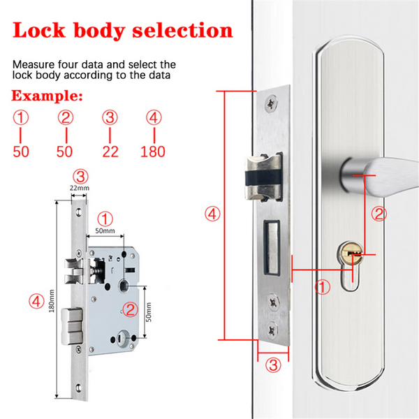 Fingerprint Door Lock Tuya APP Control Smart Slim Lock Electronic Door Lock AU