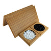 Folding Baduk Weiqi Board Game Portable Wooden Timber Strategy Go Game Set Gift