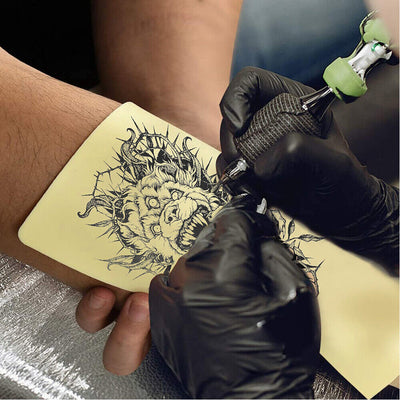 5/10PCS Tattoo Practice Fake Skin A4 3mm ThickReusable Silicone Double Sided
